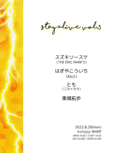 stay alive vol.3